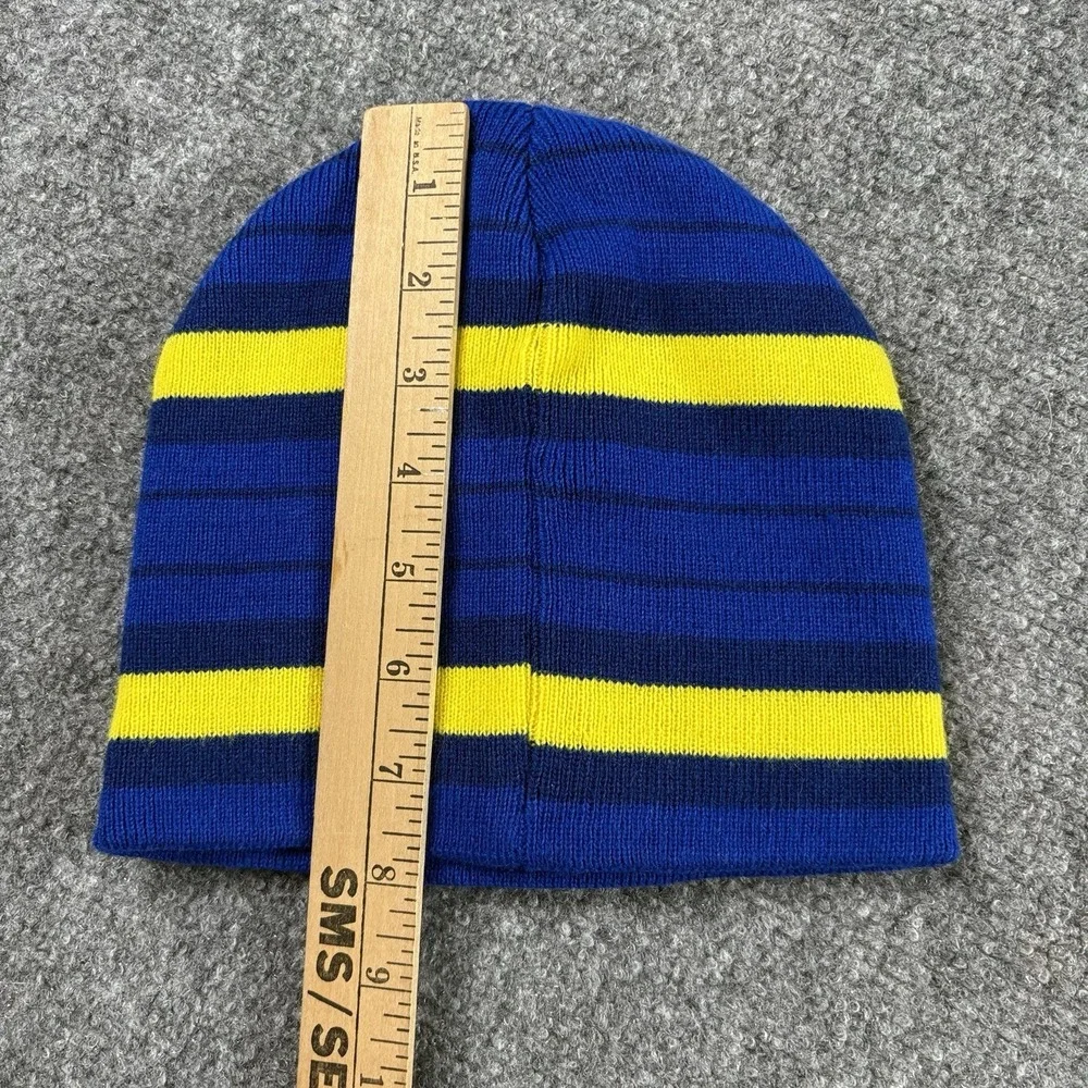 Paw Patrol Beanie Hat Kids‎ Knit Snow Ski Snowboard Cap Blue Striped Boys OSFM